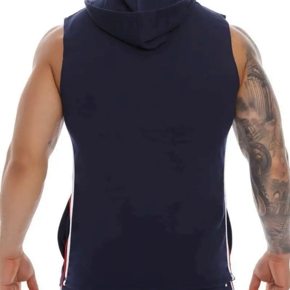 JOR 1310 PARIS HOODIE TANK COLOR BLUE XL - Picture 4 of 5